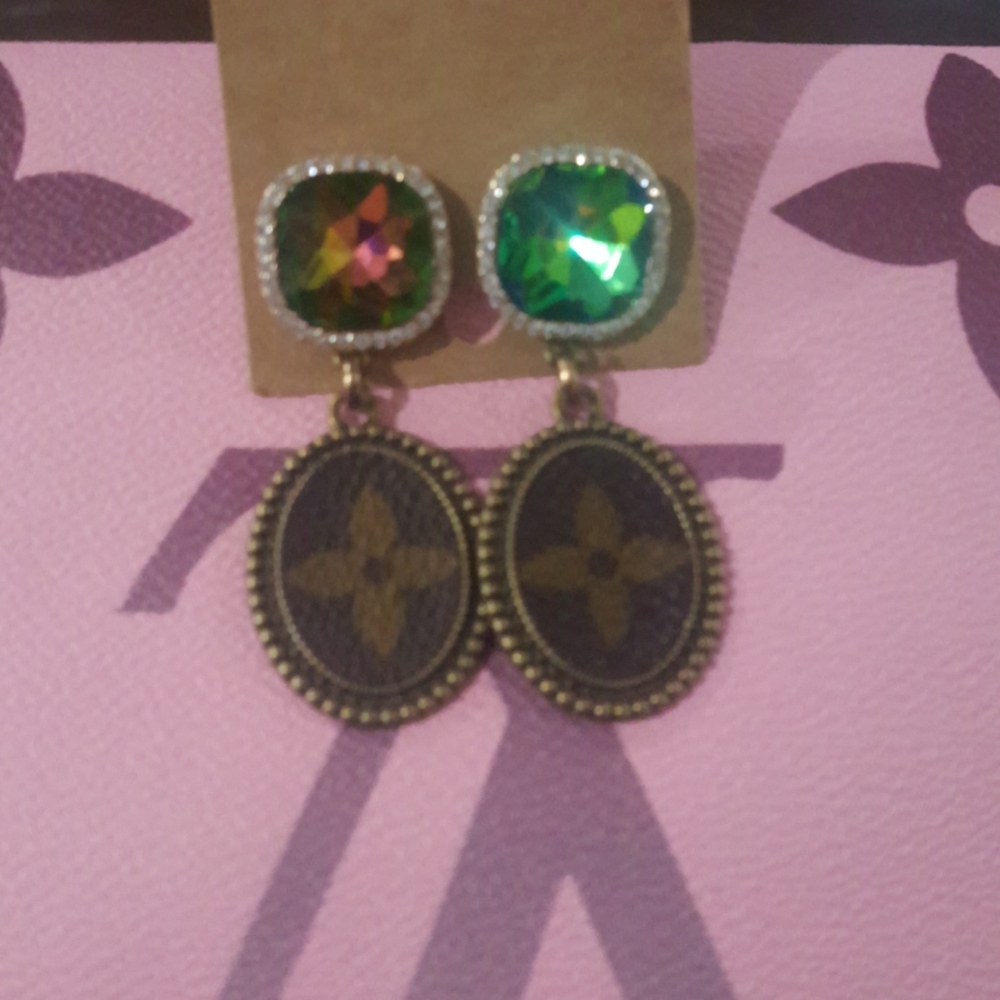 Jeweled Earrings - Picture 2 of 3